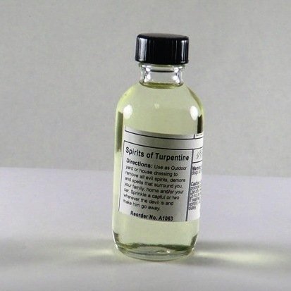 Spirits of Turpentine- 2 oz Glass Bottle