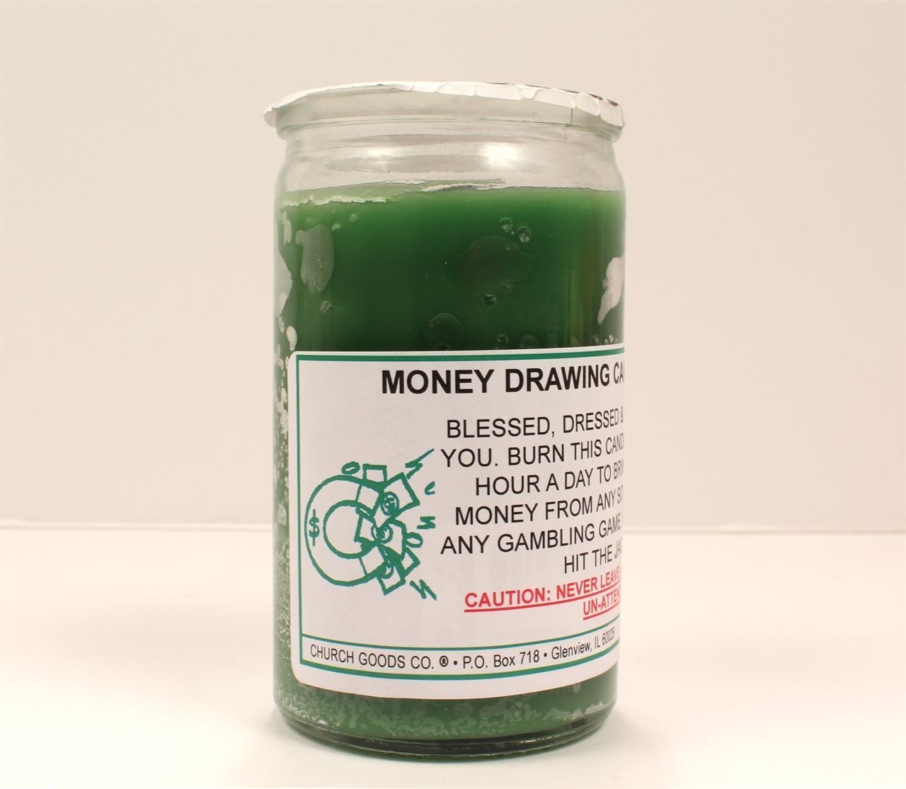 Money Drawing Powerful Fixed 50 Hour Candle - Image 1