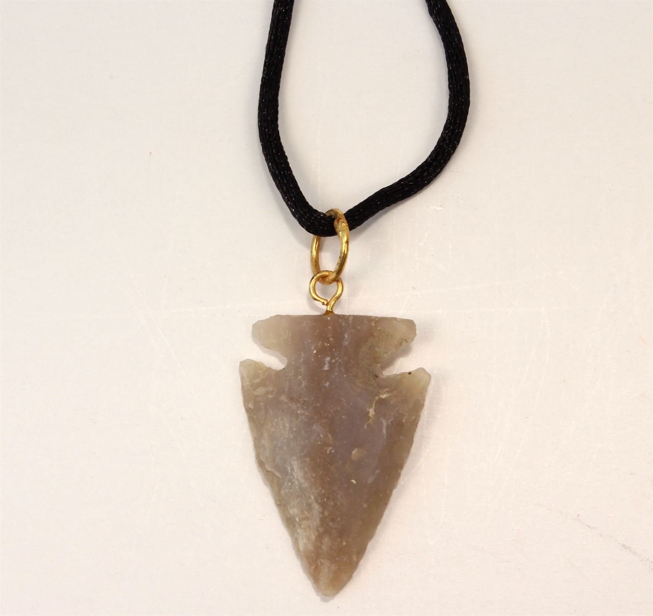 Turn Back/Reverse Arrowhead Gemstone Power Pendant - Image 1