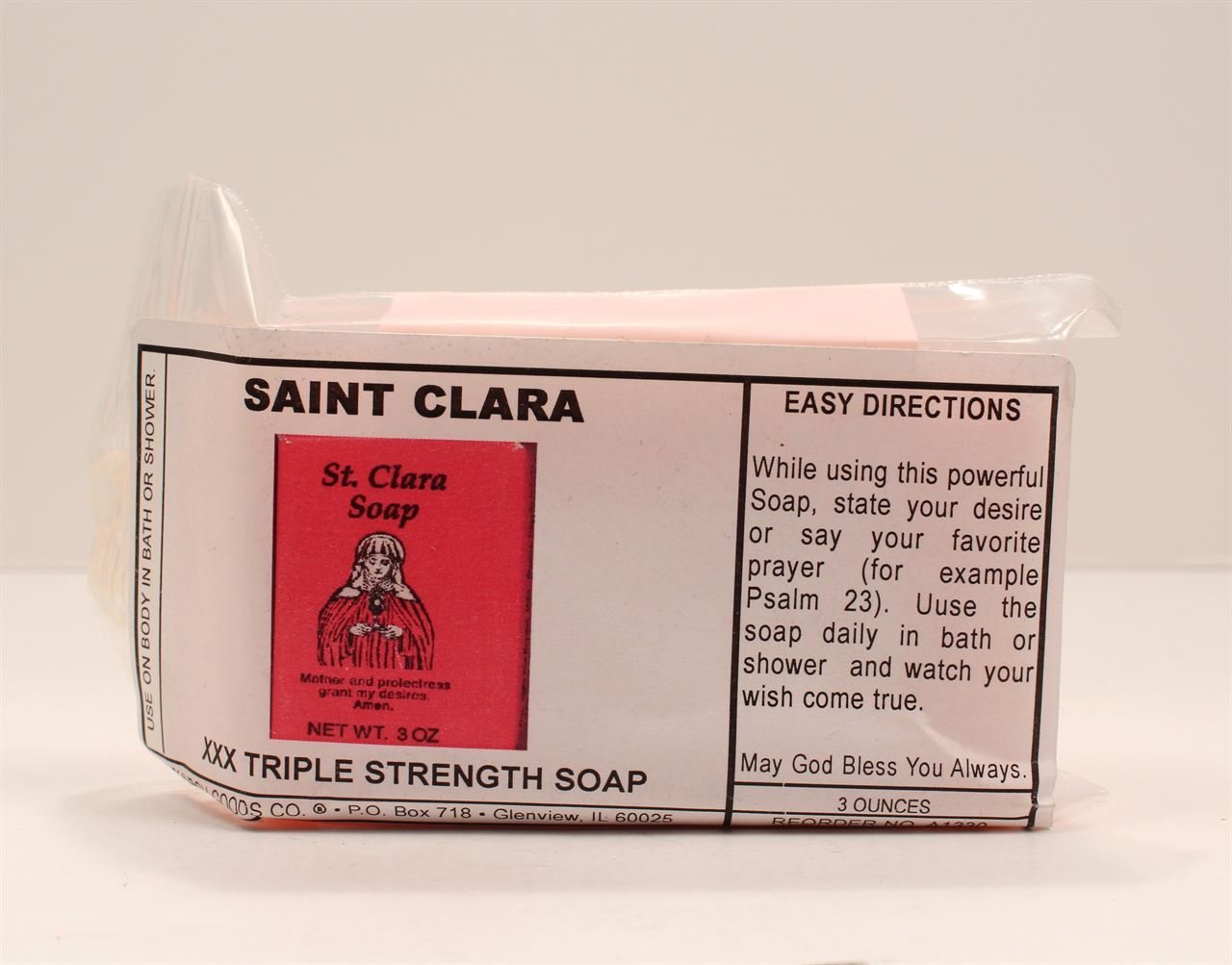 St. Clara Triple Strength Soap - Image 1