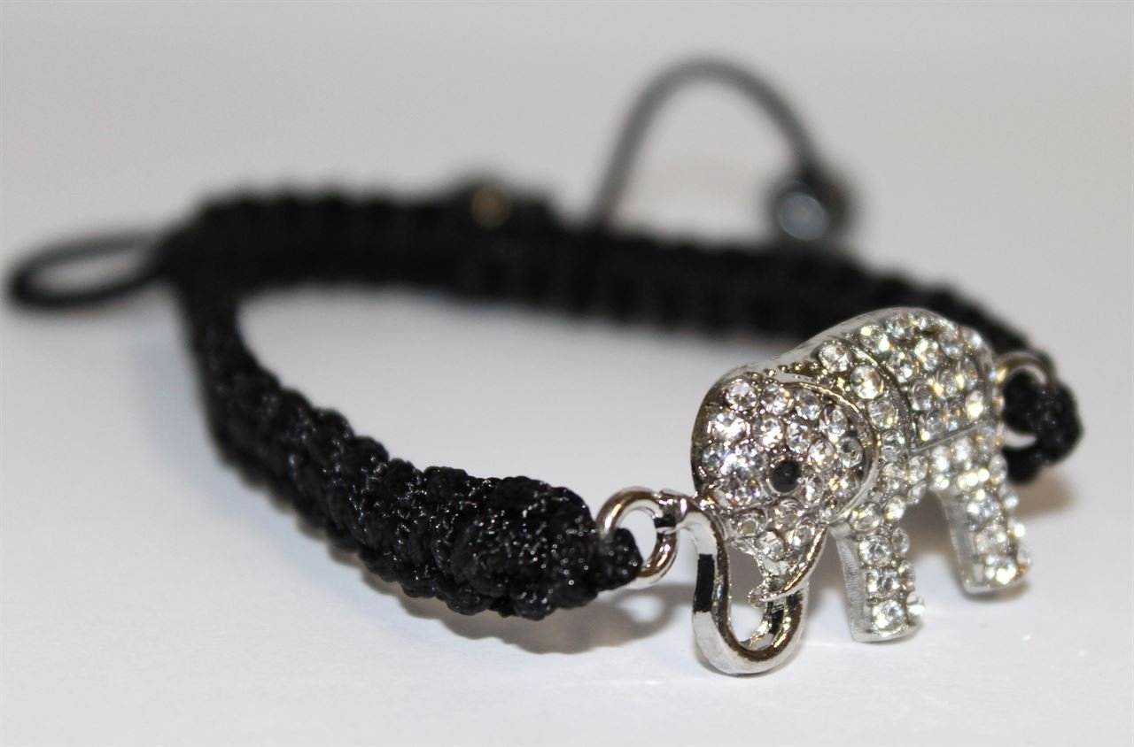 Good Luck Elephant Gemstone Bracelet - Image 1