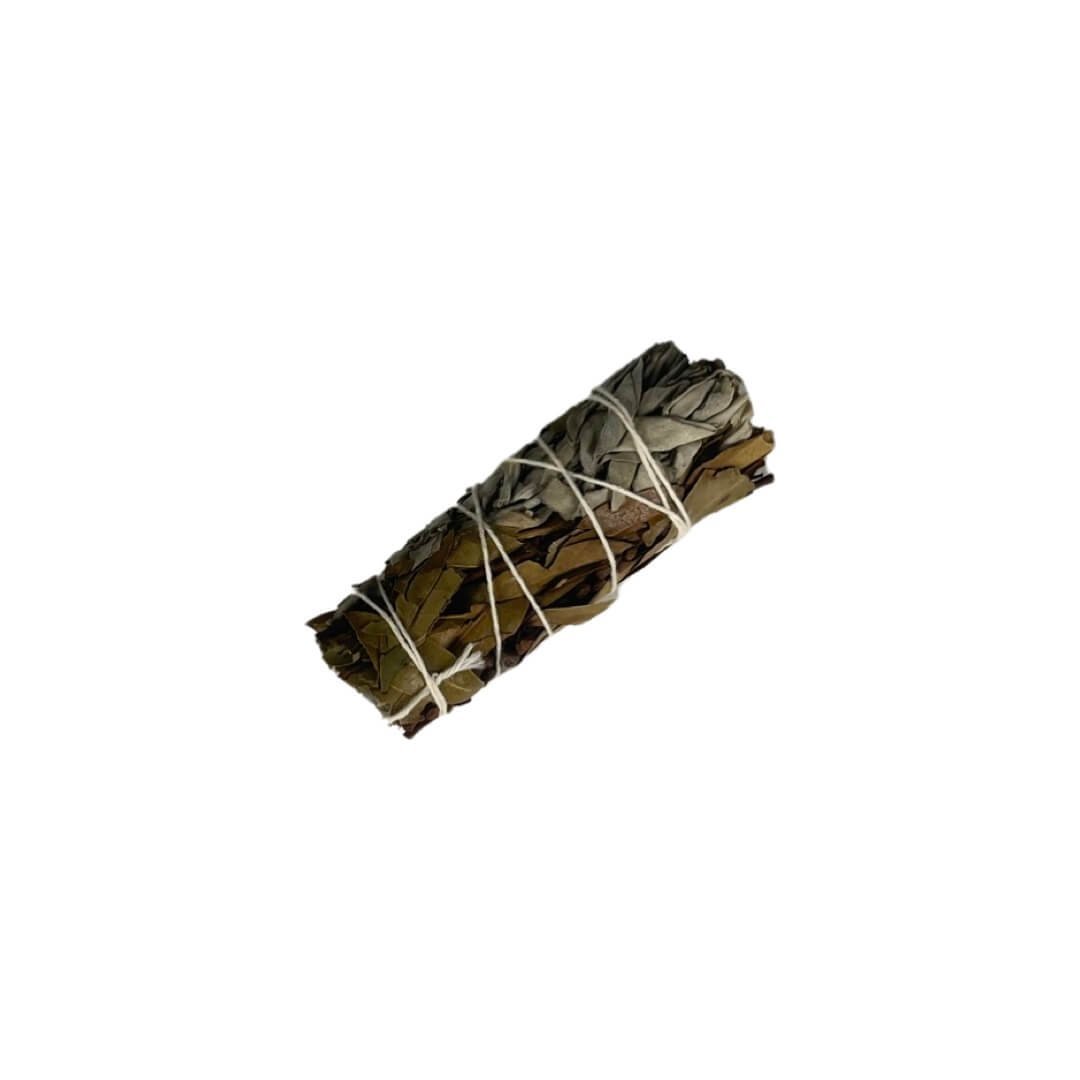 White Sage & Bay Leaf Smudge Stick 4"