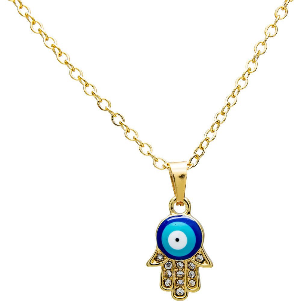 Turn Back Evil (Eye) Necklace (Gold)