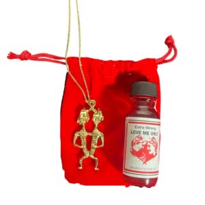 LOVERS TALISMAN WITH OIL AND BAG