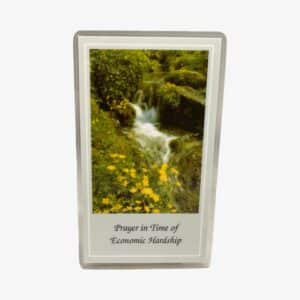 Prayer for Economic Hardship Blessed Prayer Card