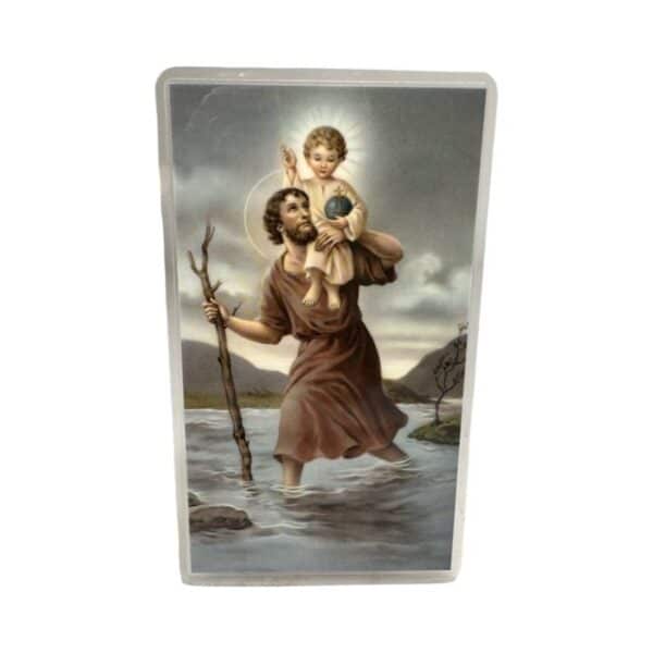 St. Christopher Prayer Card