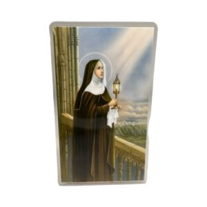 St. Clare Prayer Card