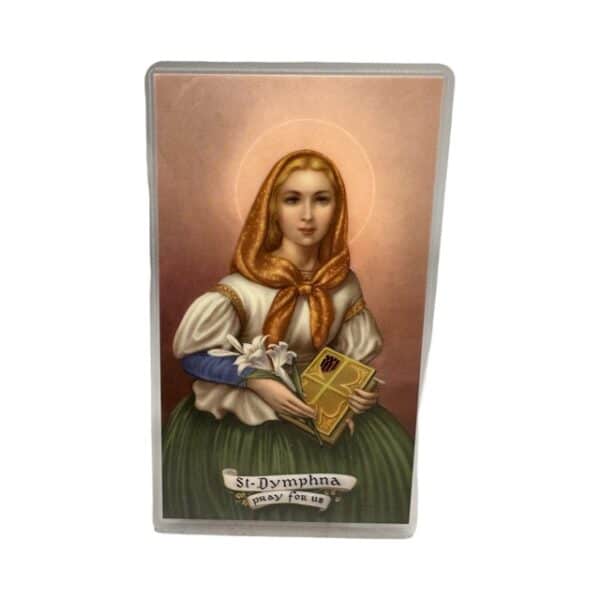 St. Dymphna Prayer Card