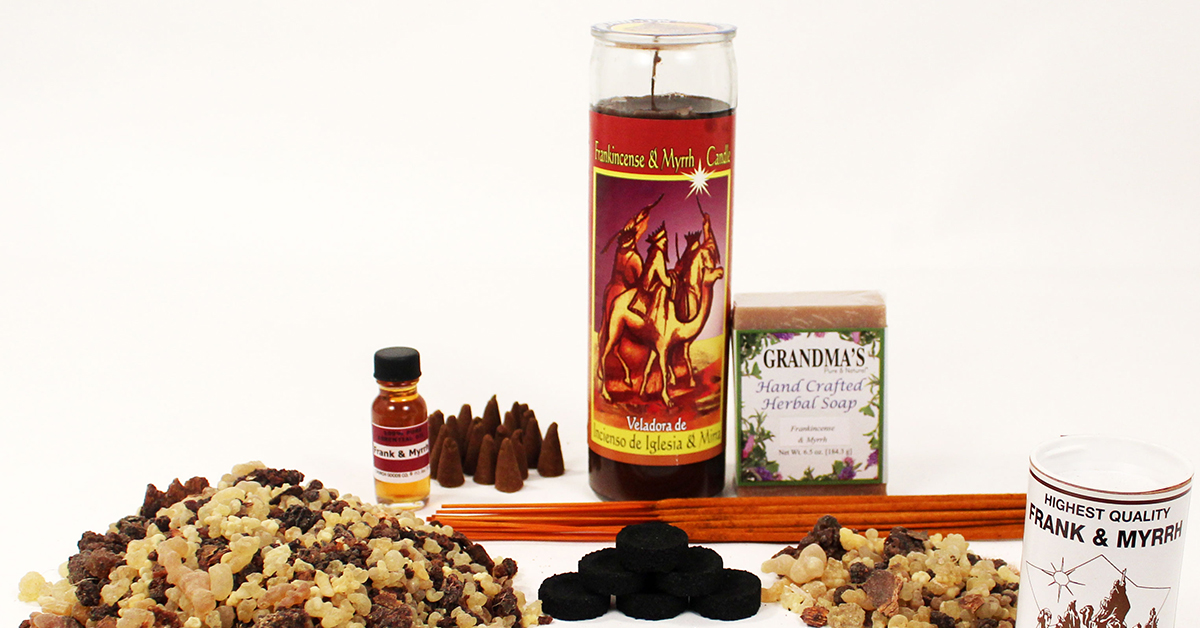 Frankincense and Myrrh products