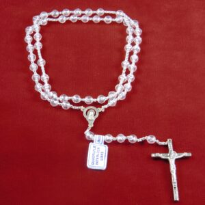 Birth Gemstone Rosary - April ( Crystal)