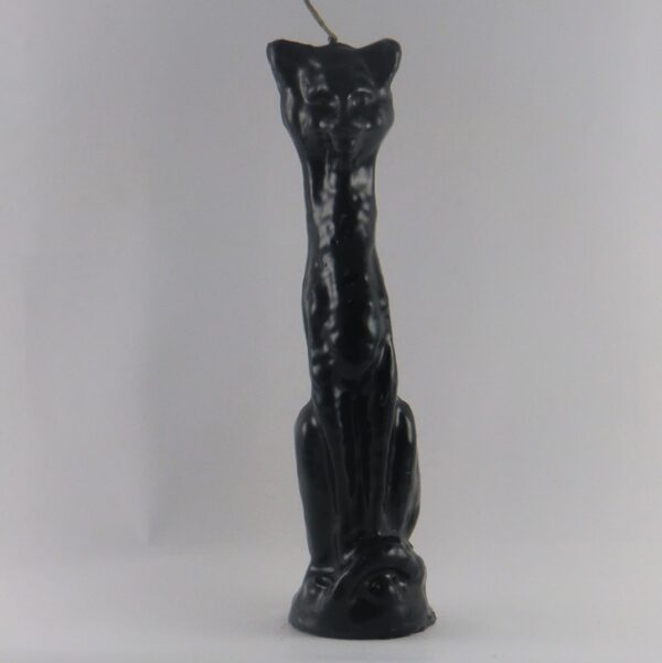 Black Lucky Cat Candle