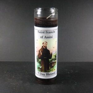 Saint Francis of Assisi 7 Day Blessed Candle