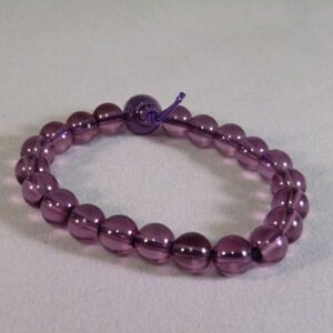 Purple Power Bead Bracelet