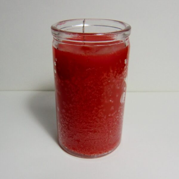 Red 50 Hour Glass Candle
