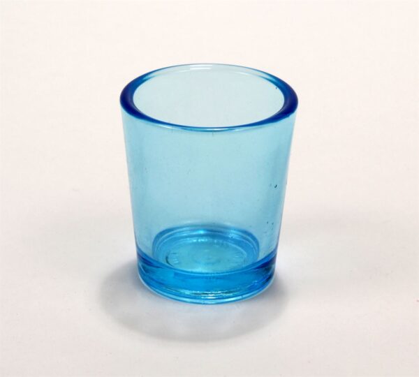 Glass Votive Candle Holder - Blue