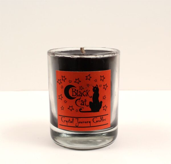 Black Cat Herbal Magic Soy Votive Candle