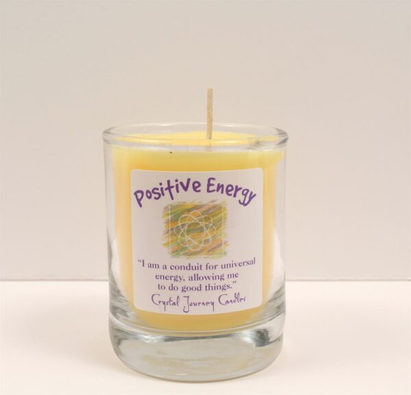 Positive Energy Herbal Magic Soy Votive Candle