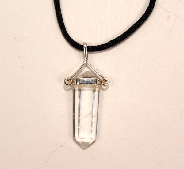 Clear Quartz Healing Crystal Necklace