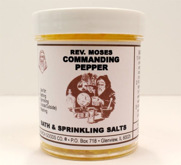 Commanding Pepper Bath and Sprinkling Salt