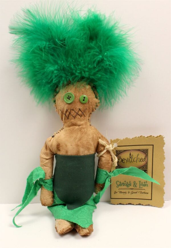 Bewitched Voodoo Doll from New Orleans: Money & Good Fortune