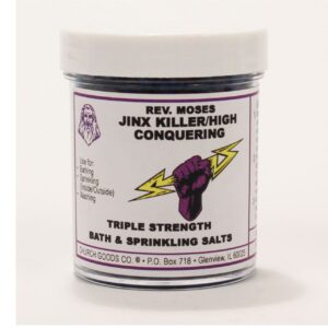 Jinx Killer/ High Conquering Triple Strength Bath & Sprinkling Salts  4 oz Jar