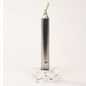 Silver Chime Candle (Metallic)