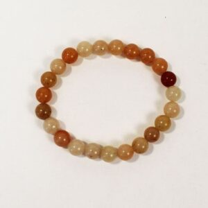 Coral Power Bead Bracelet