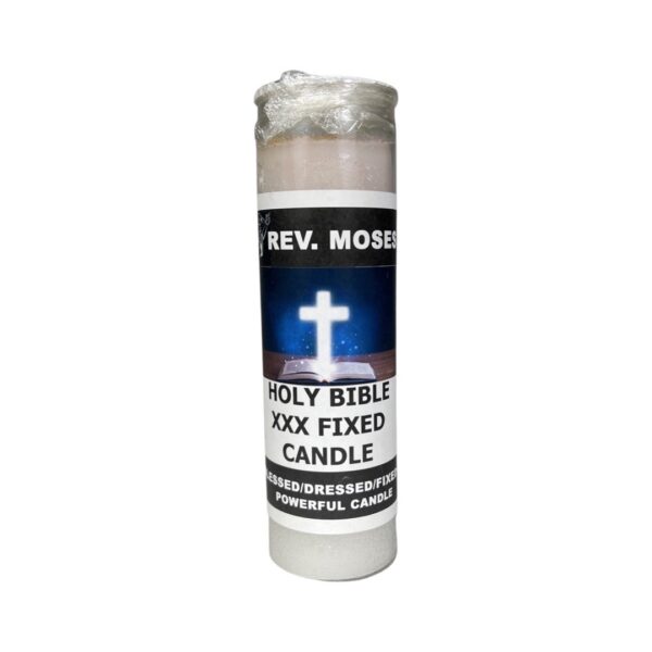 Holy Bible Fixed Candle