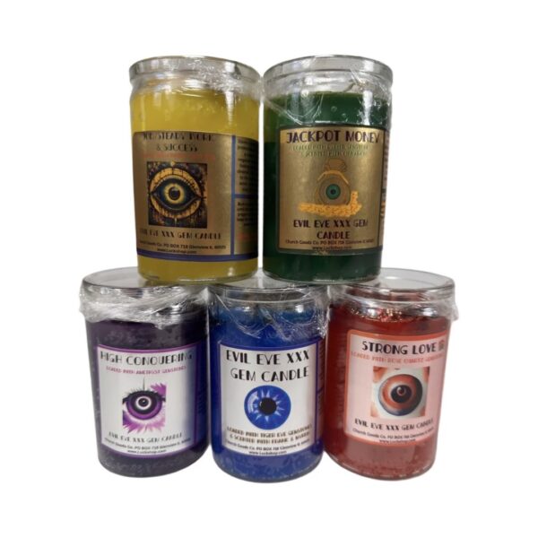 Evil Eye XXX Gemstone Candle