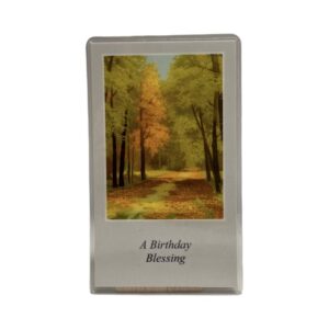 A Birthday Blessing Prayer Card