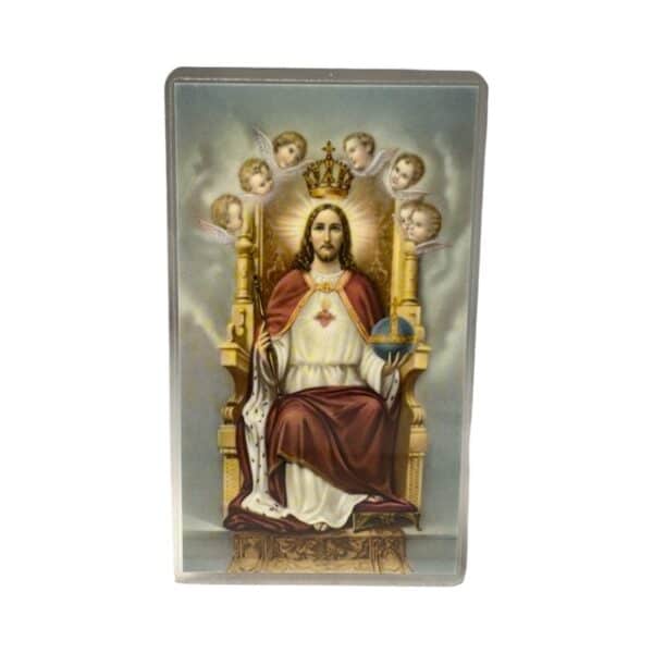 Jesus Christ the King Prayer Card