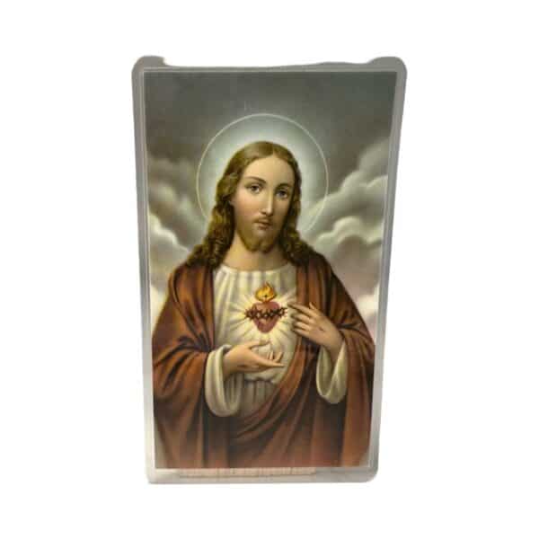 Sacred Heart of Jesus Prayer Card