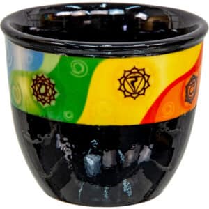 smudge pot- 7 chakra